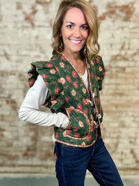 Urban Floral Vest - FINAL SALE