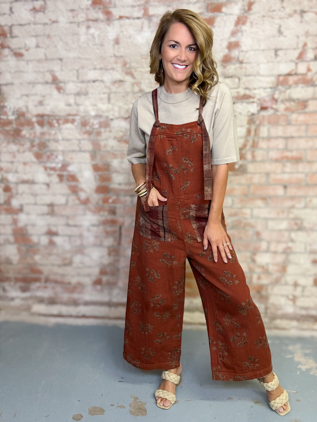 Zeke Printed Jumpsuit