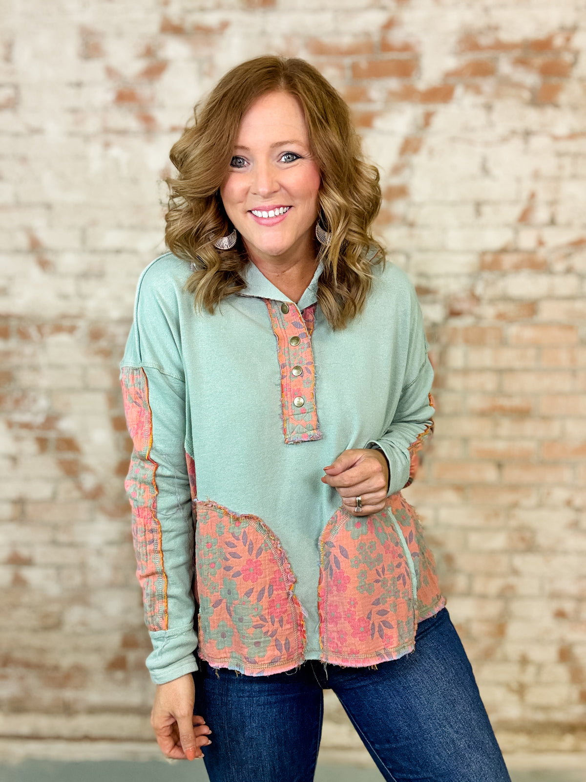 Thalia Mock Pullover - FINAL SALE