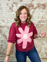 Evara Floral Patch Top - FINAL SALE