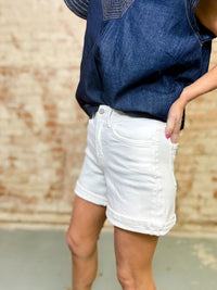 Sefina White Shorts
