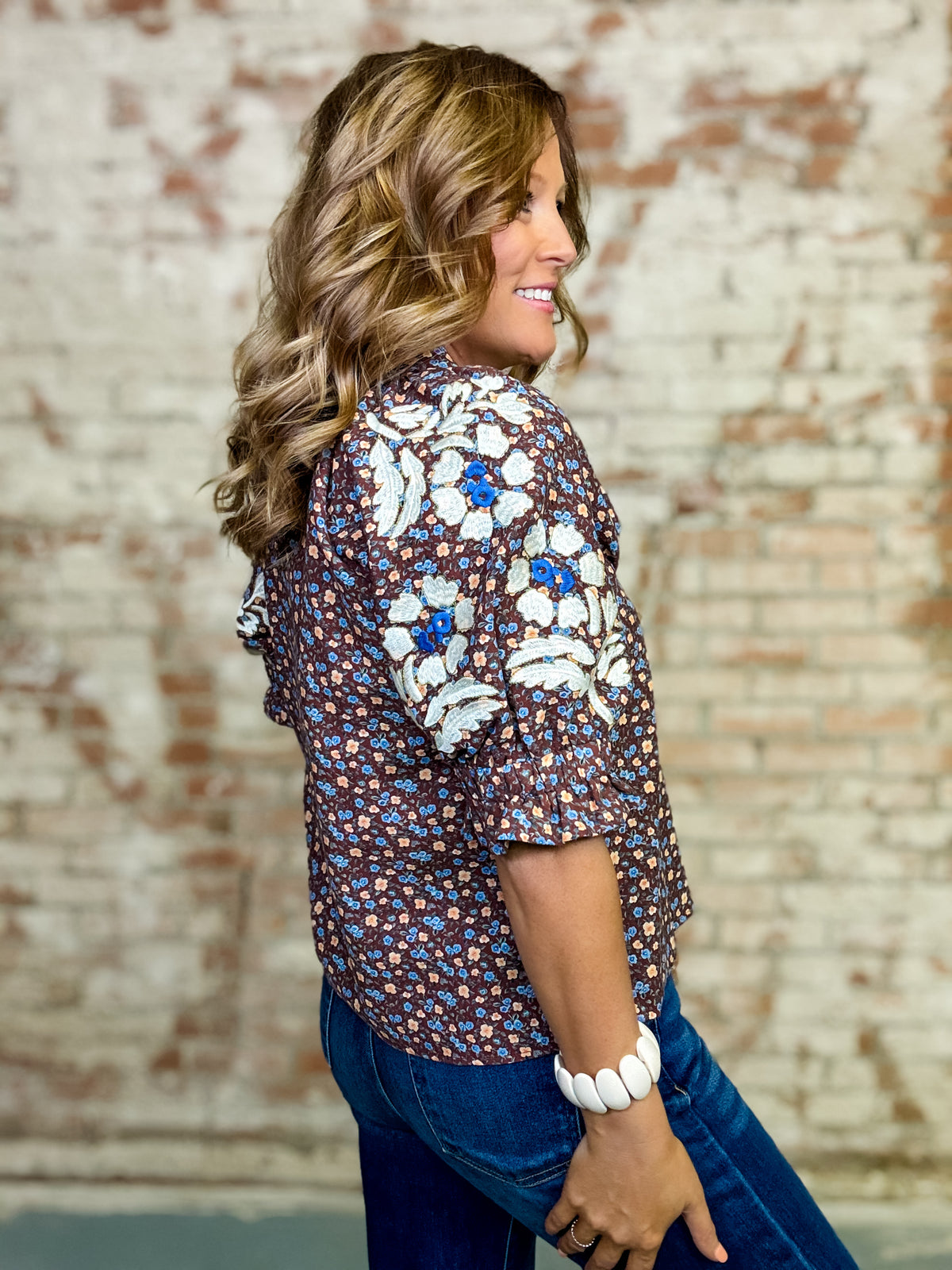THML Willow Embroidery Top