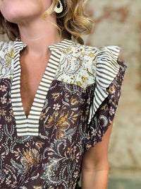 THML Claire Flutter Sleeve Top