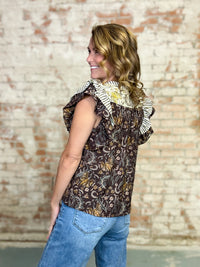 THML Claire Flutter Sleeve Top
