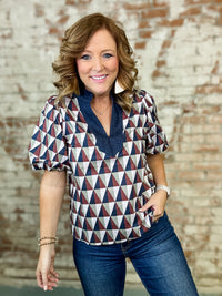 THML Mackie Geometric Top - FINAL SALE