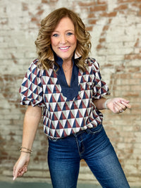 THML Mackie Geometric Top - FINAL SALE
