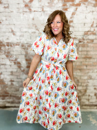Sylvia Button Down Dress - FINAL SALE