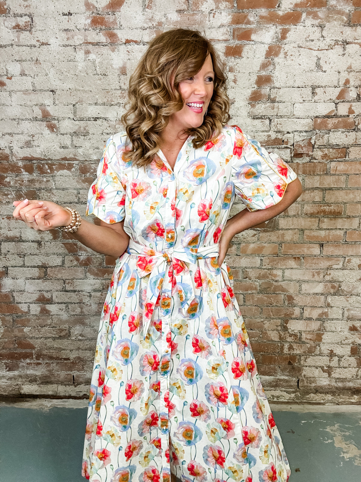 Sylvia Button Down Dress - FINAL SALE