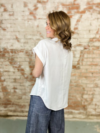 Veronica Button Down Top - FINAL SALE