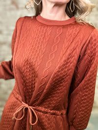 Ince Cable Knit Dress - FINAL SALE