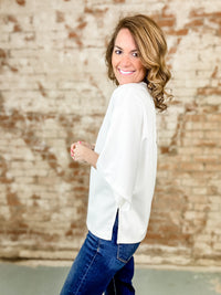Kiera Solid Top - FINAL SALE
