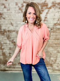 Brandi Ruffle Top - FINAL SALE
