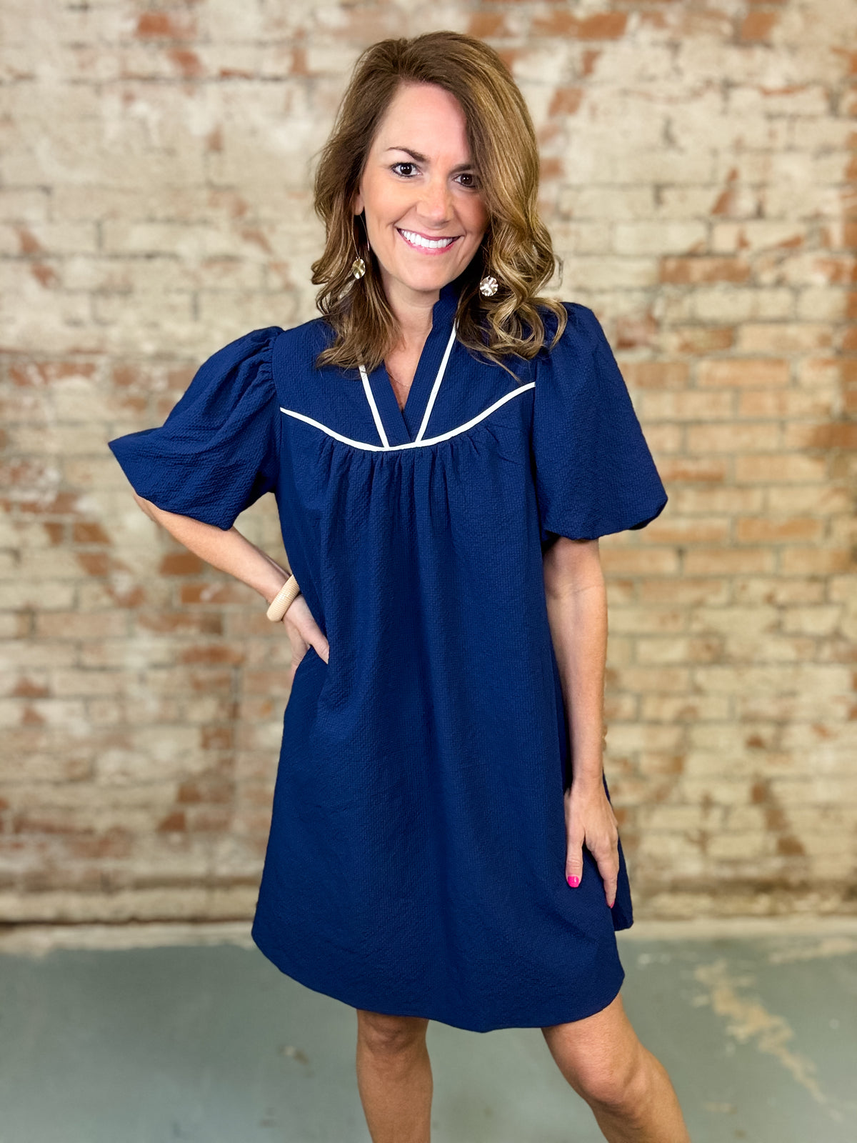 Ofelia Puff Sleeve Dress - FINAL SALE