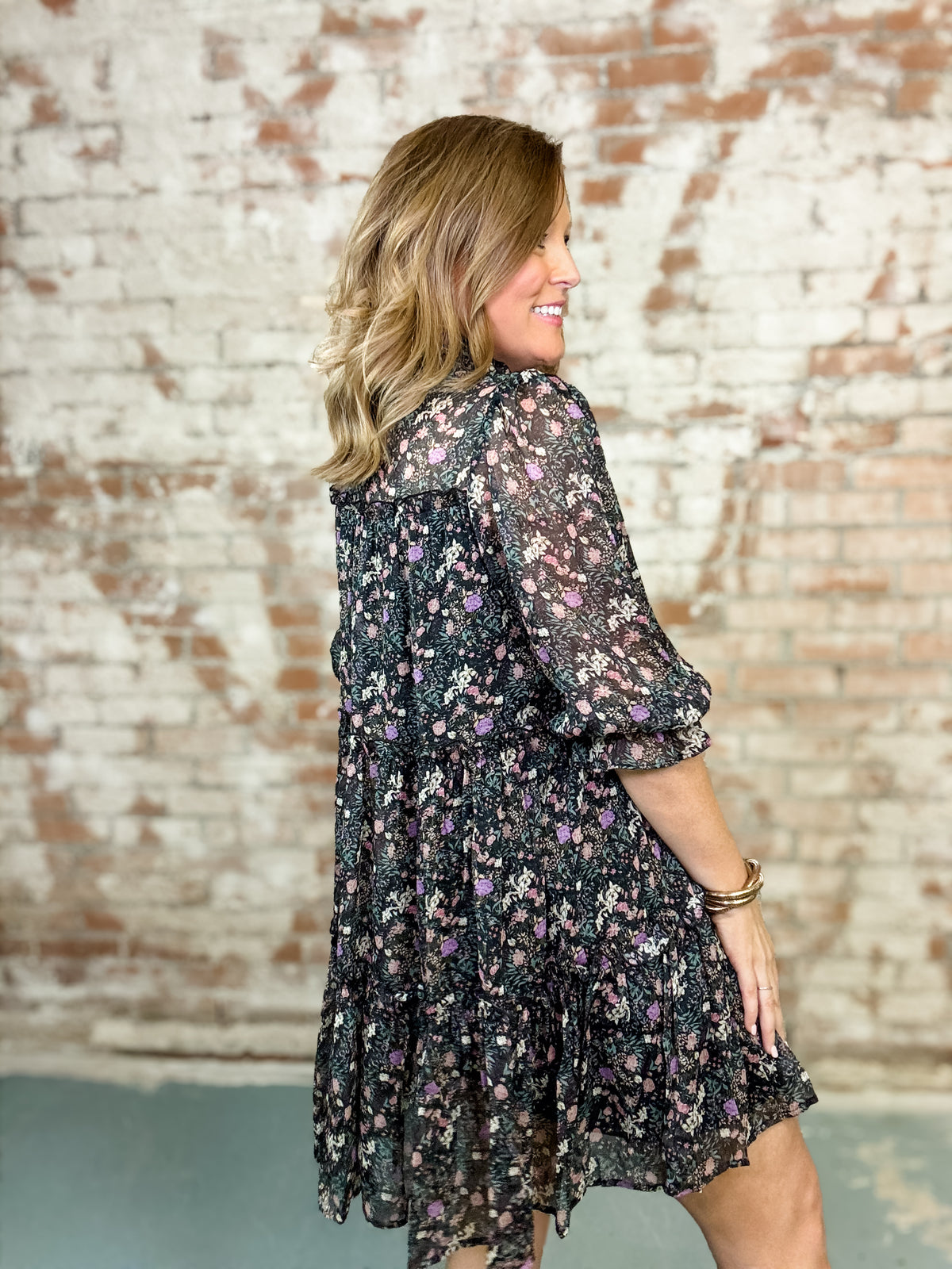 Mercy Flowered Dress - FINAL SALE