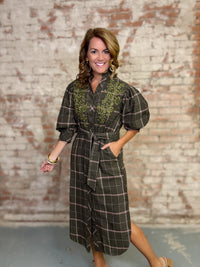 Sister Mary Triana Plaid Dress