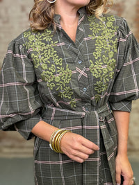 Sister Mary Triana Plaid Dress