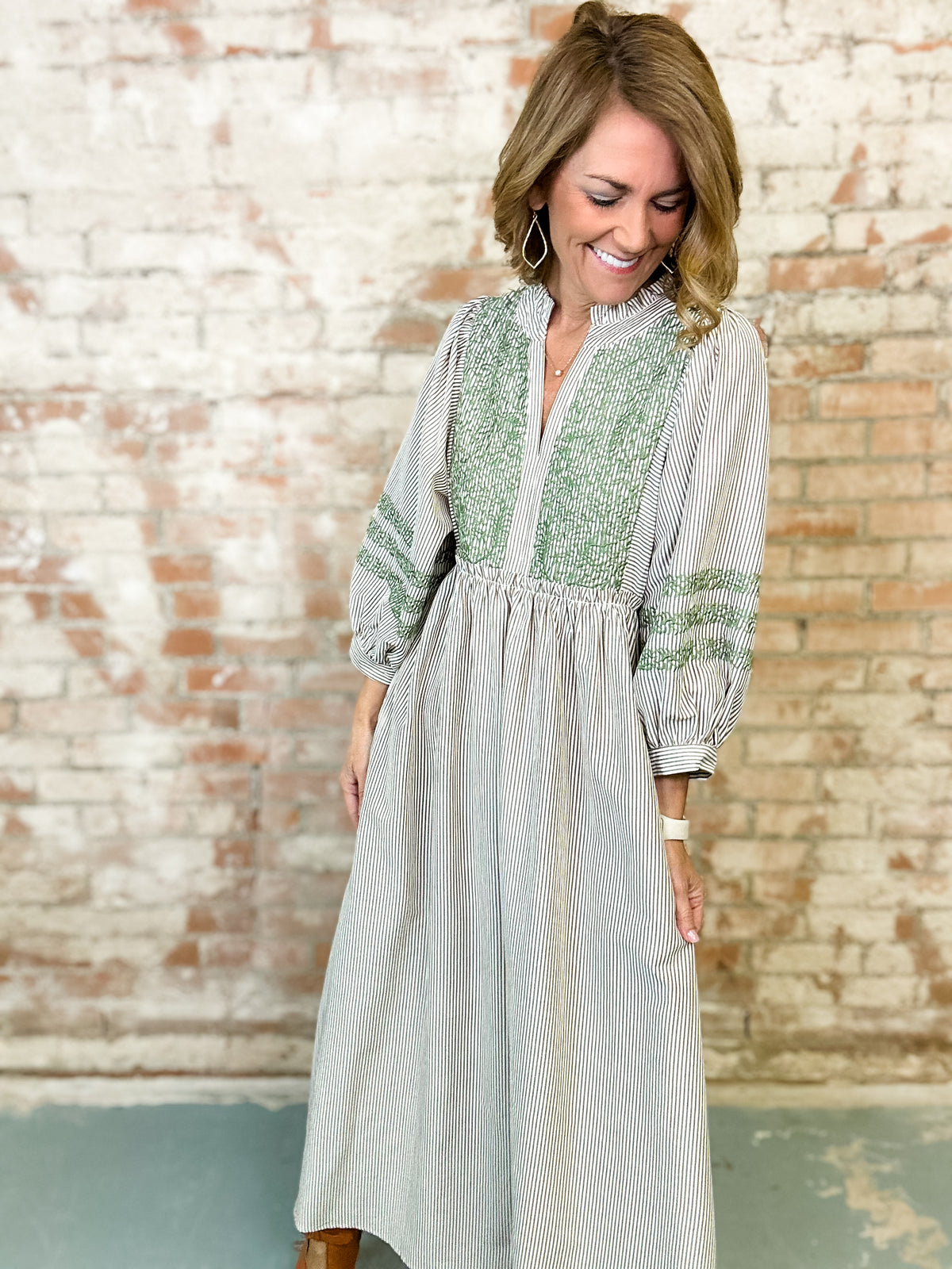 Zephyr Puff Sleeve Dress