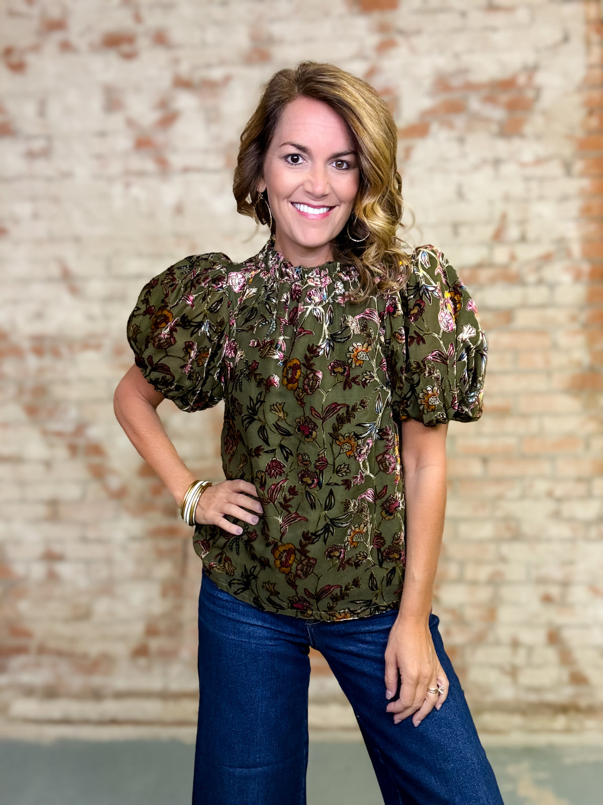 THML Quincy Floral Top