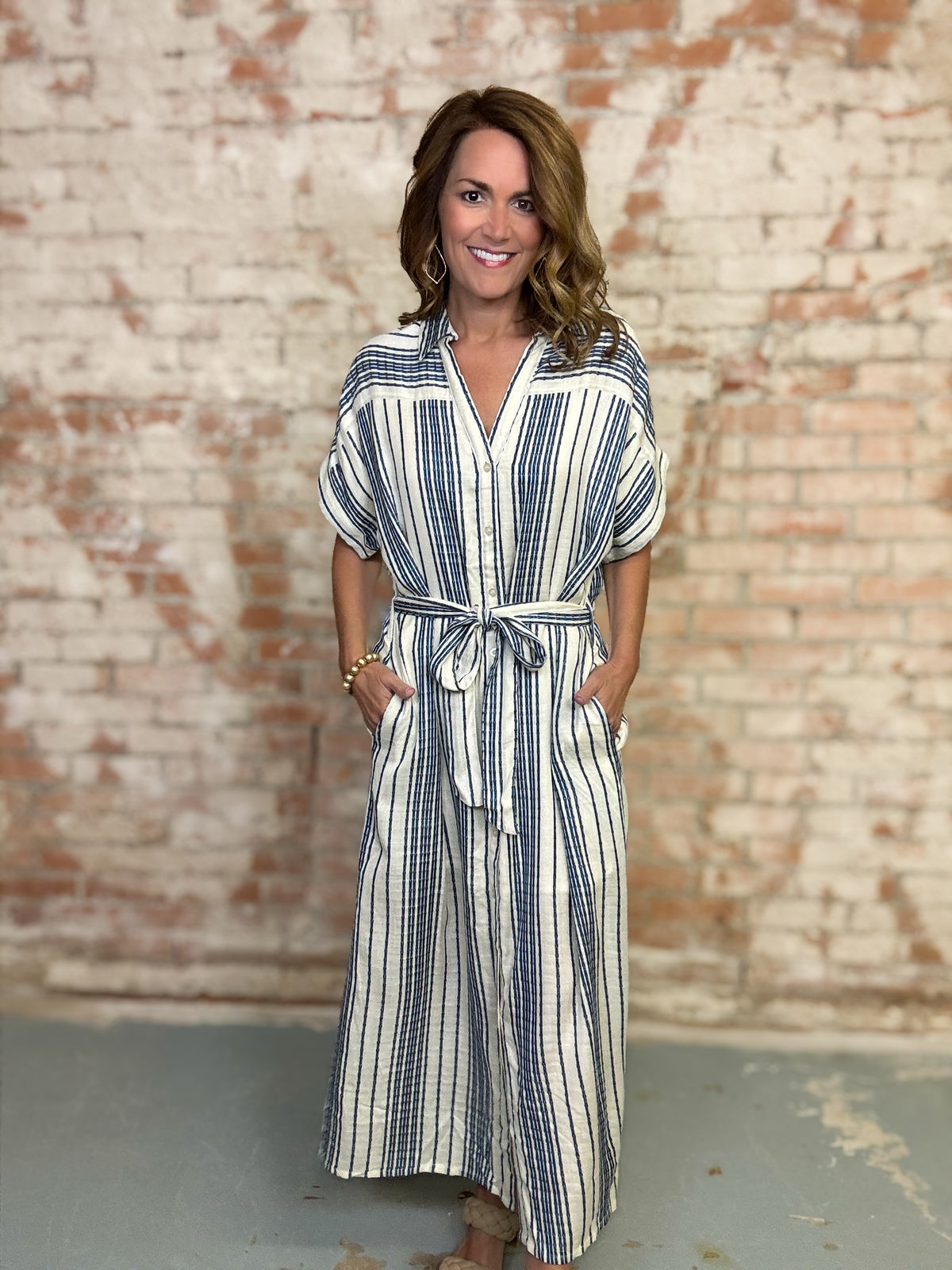 Kendrid Stripe Dress
