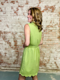 Sianna Solid Zip Dress FINAL SALE