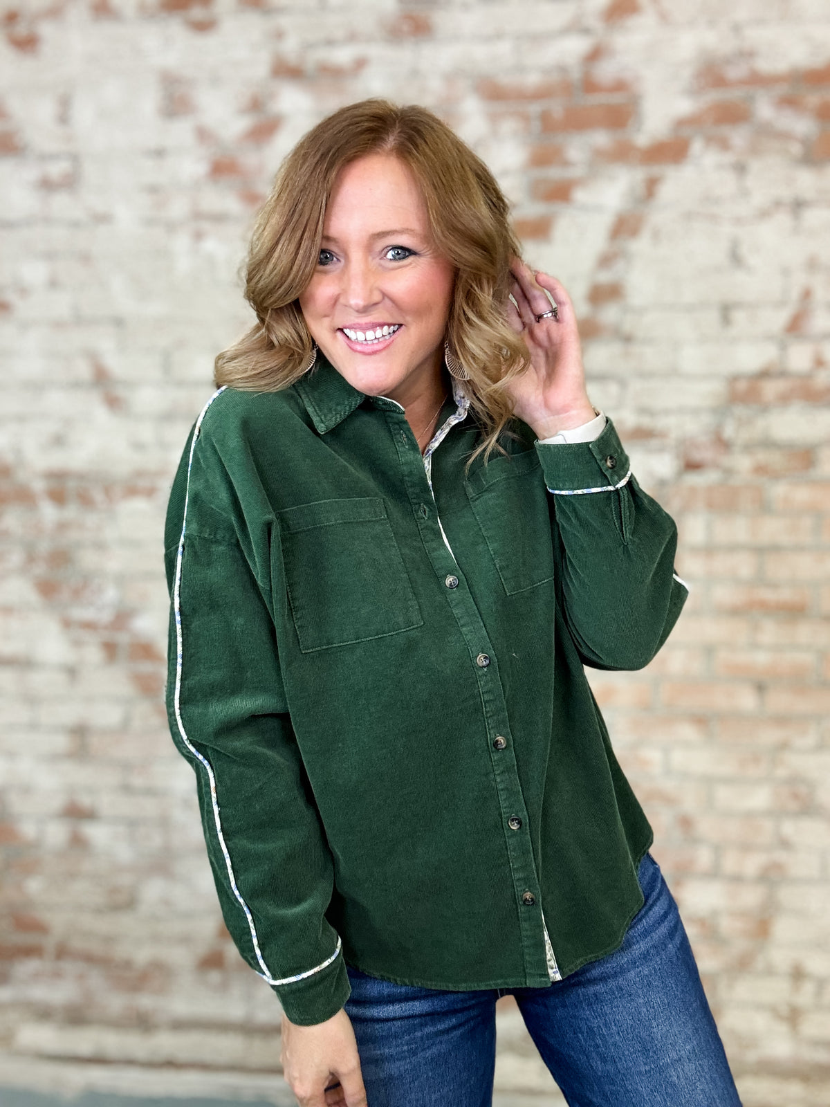 Rumi Corduroy Top - FINAL SALE