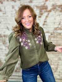 Trace Puff Sleeve Top - FINAL SALE