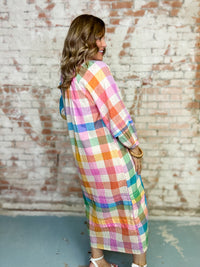 Castaway Plaid Cleo Dress | Sunshine Tienda