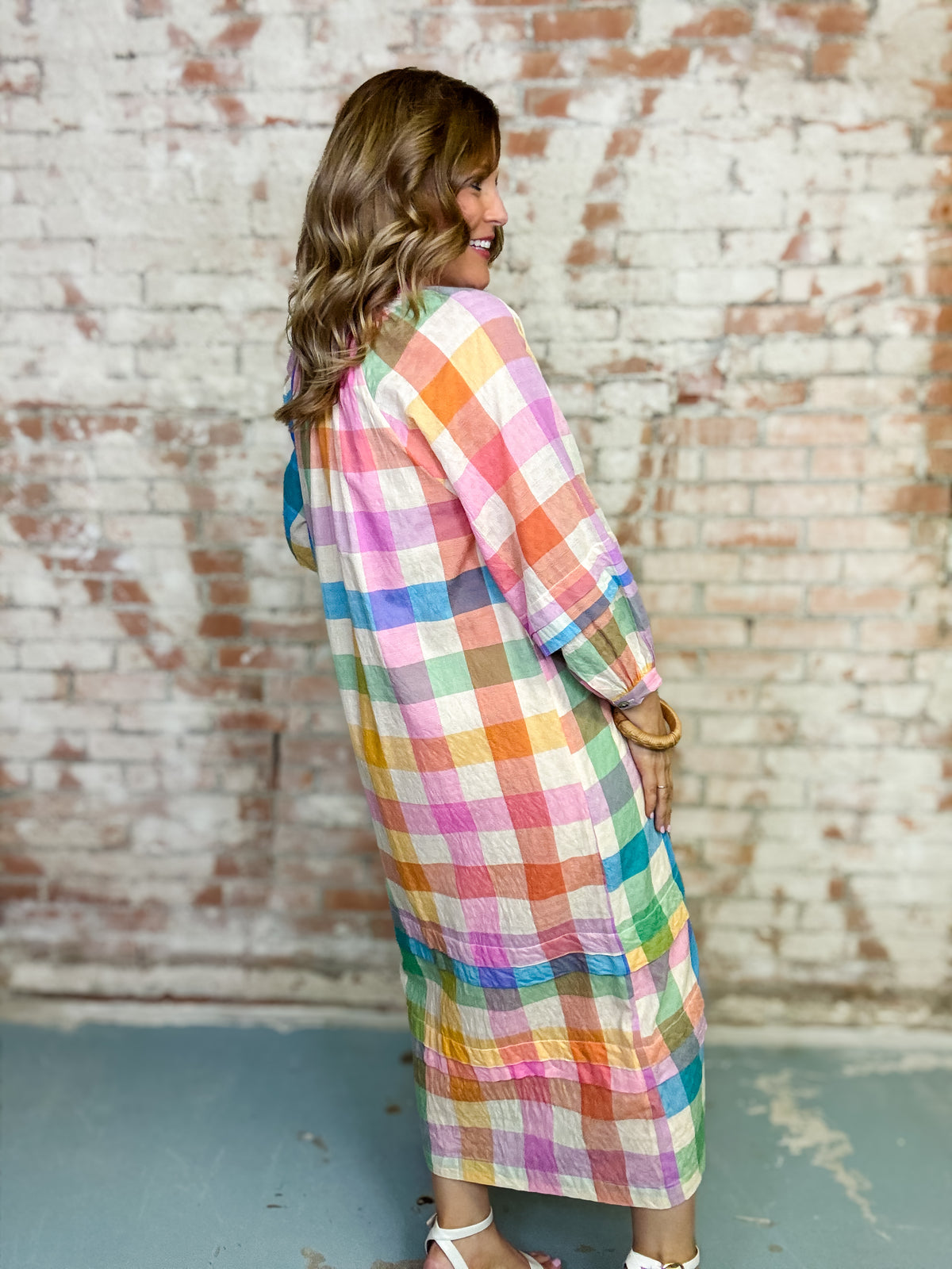 Castaway Plaid Cleo Dress | Sunshine Tienda