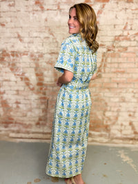 Korah Floral Button-Down Dress