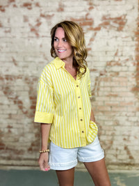Ainsley Striped Top FINAL SALE