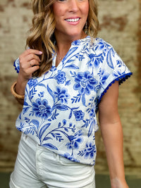 Maeve Floral Top FINAL SALE