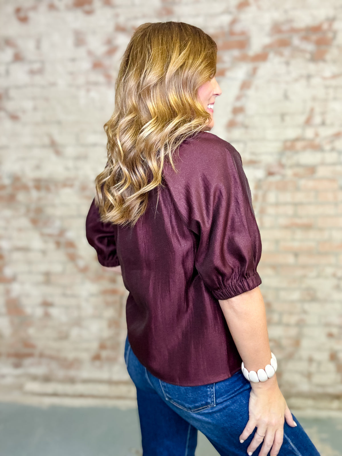 THML Brantley Shimmer Top