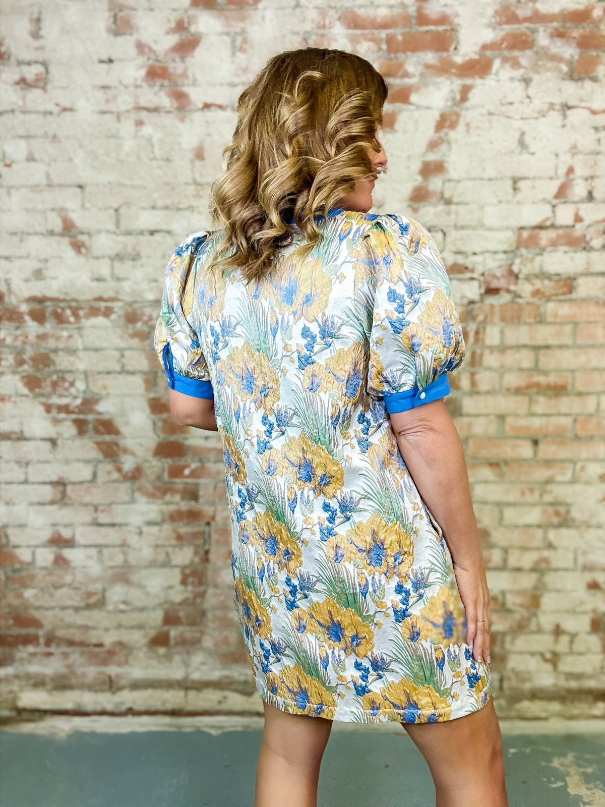Malena Jacquard Dress - FINAL SALE