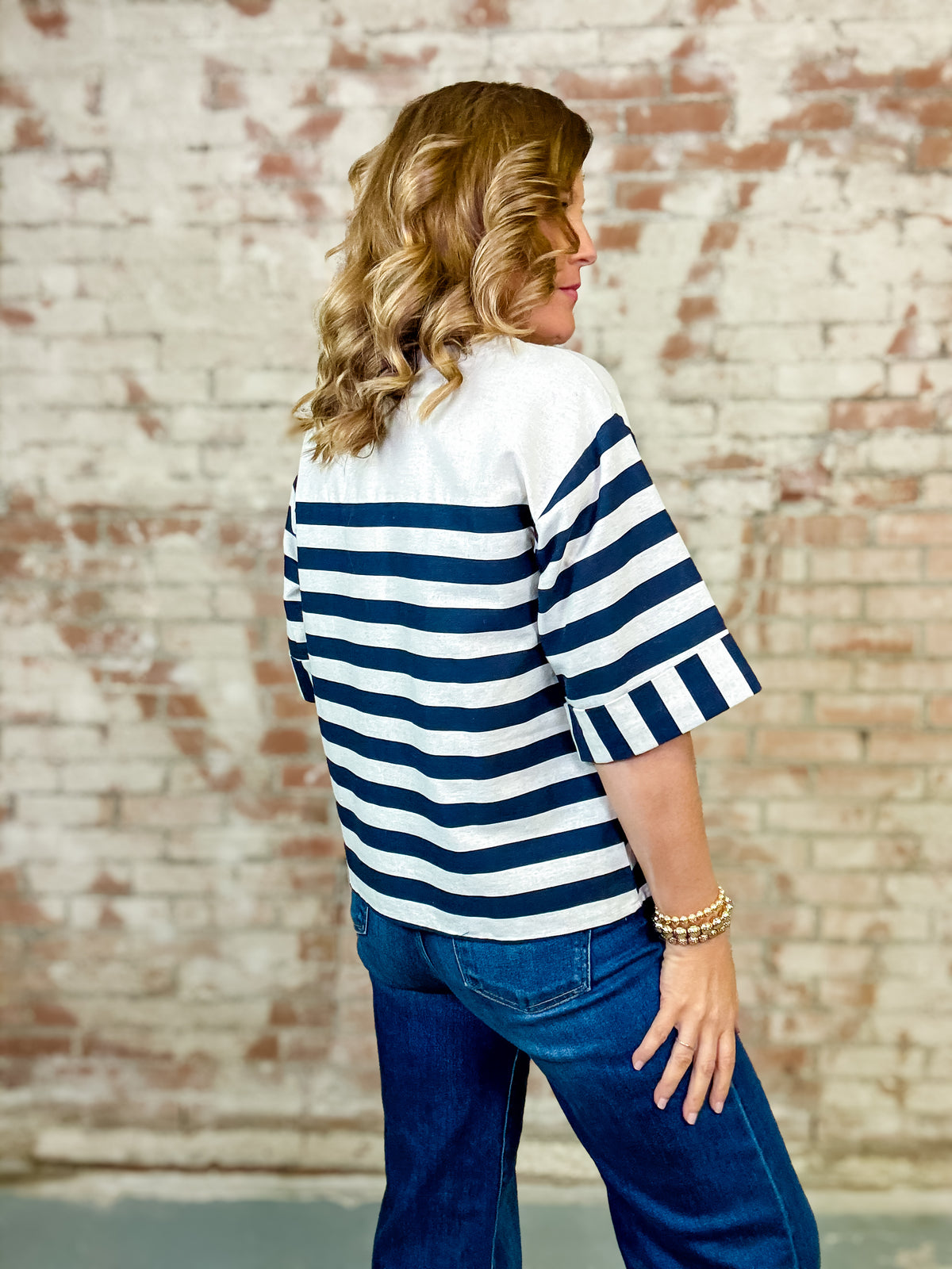 Jazzlyn Striped Top - FINAL SALE