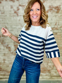 Jazzlyn Striped Top - FINAL SALE
