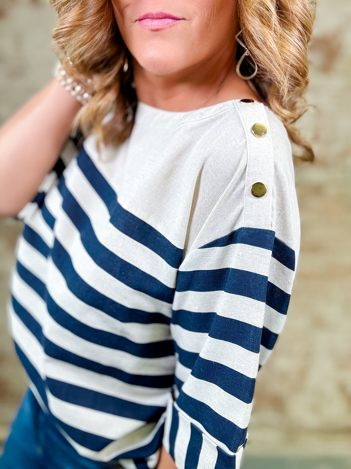 Jazzlyn Striped Top - FINAL SALE