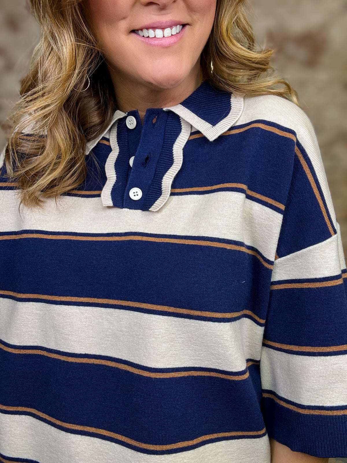 Marty Stripe Sweater Top