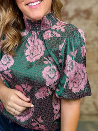 Amethyst Floral Top