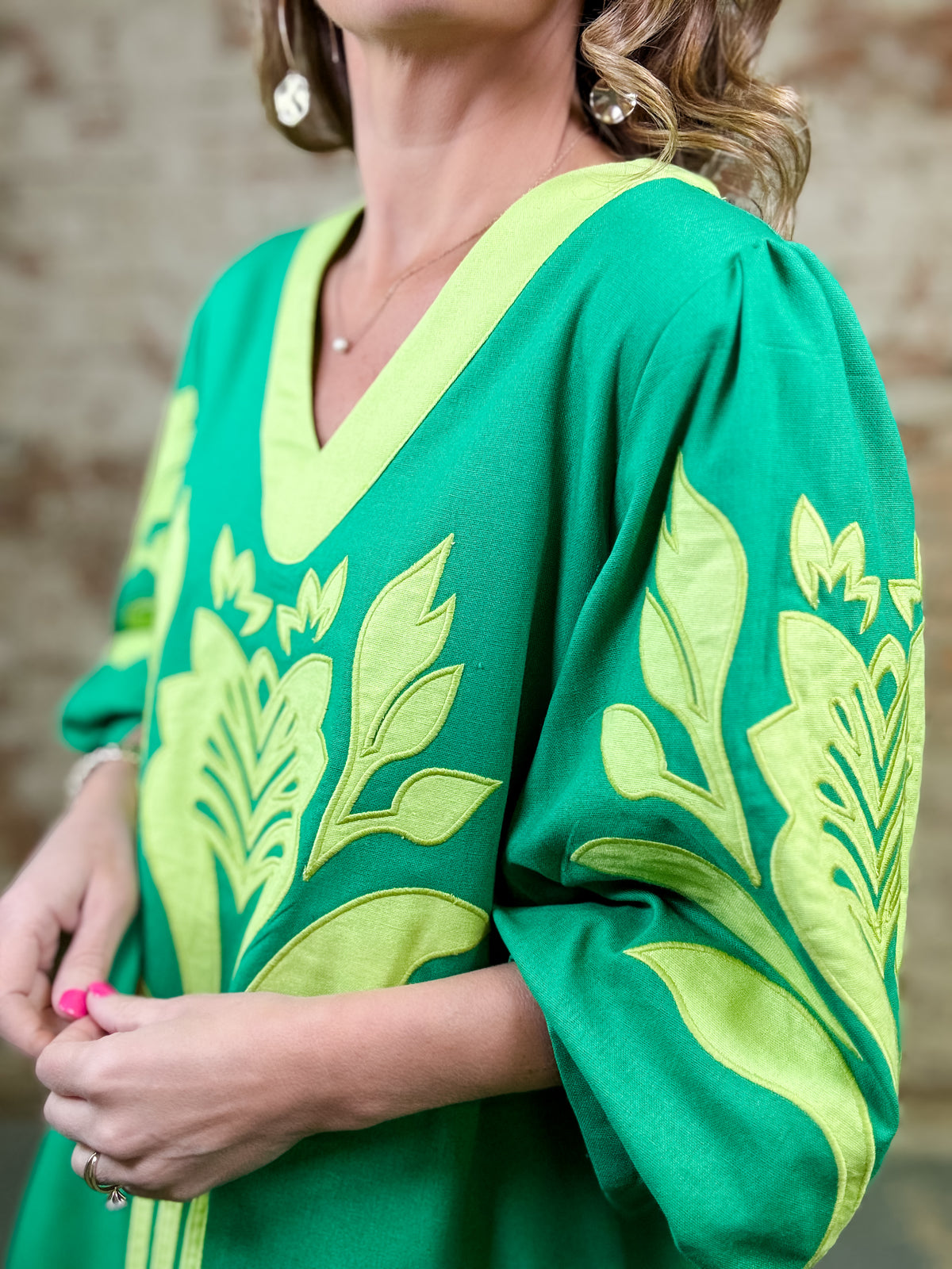 Shannon Floral Applique Dress - FINAL SALE