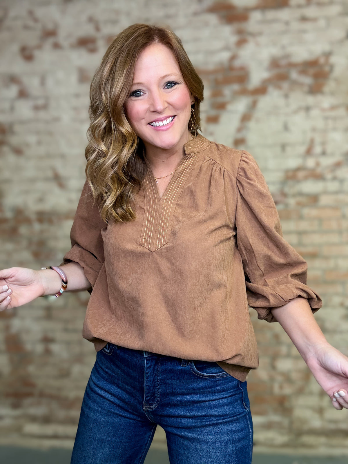 Marybeth Suede Solid Top