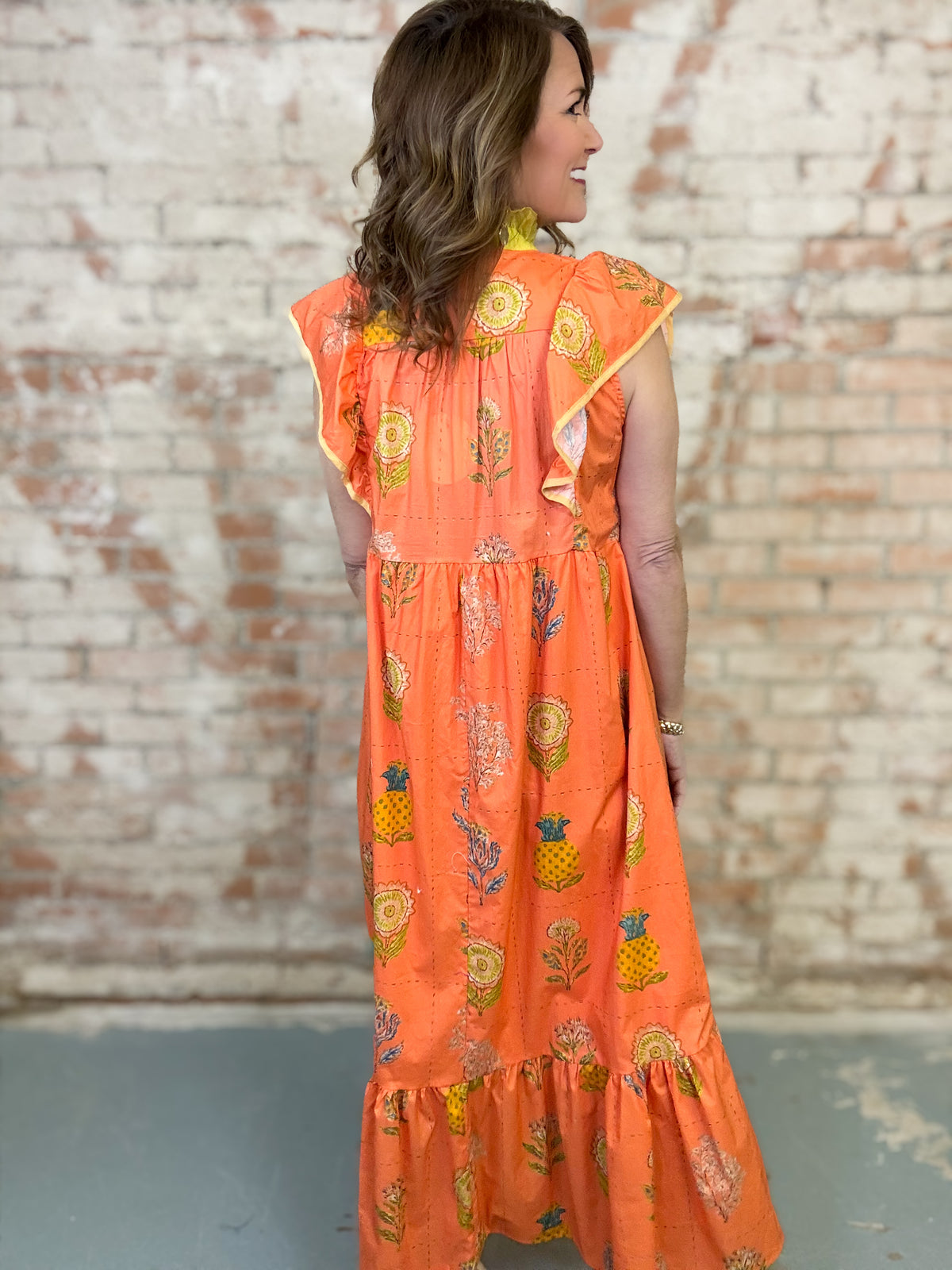 Katy Ruffle Sleeve Dress - FINAL SALE