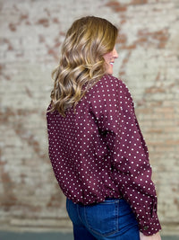 Yovana Polka Dot Jacket