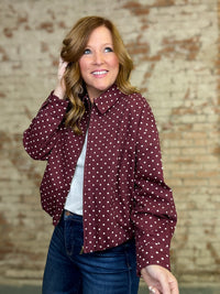 Yovana Polka Dot Jacket
