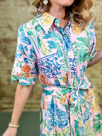 Auden Floral Shirt Dress - FINAL SALE