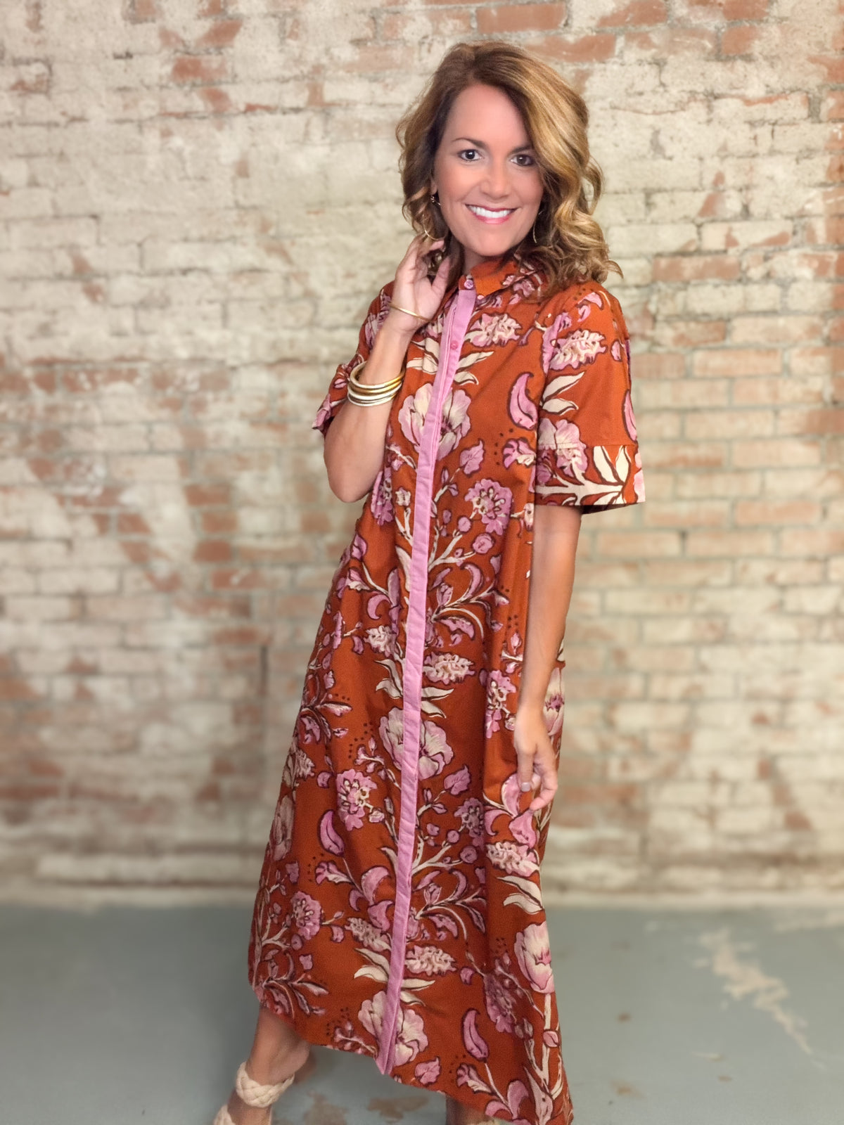 Suzanne Floral Midi Dress