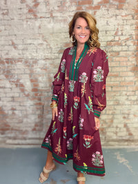 Charlie Printed Midi Dress