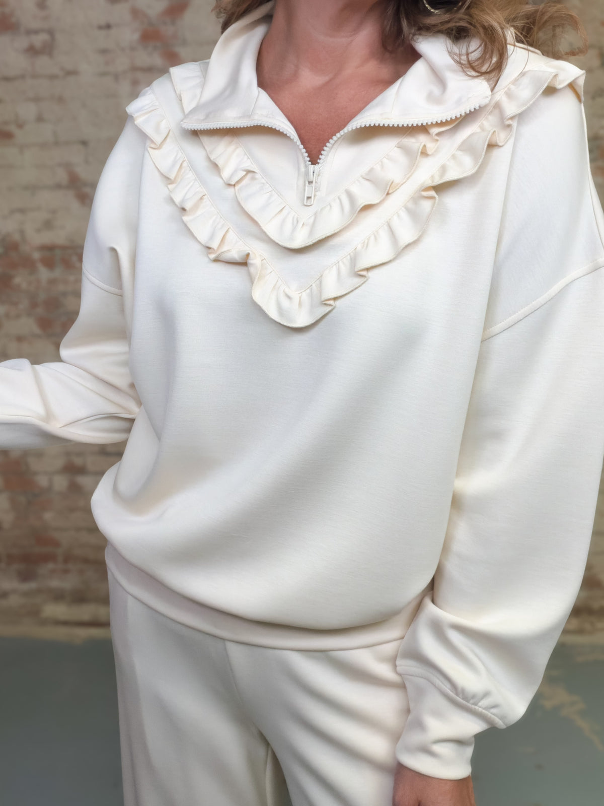 Adriel Ruffled Pant Set