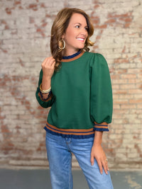 Brandy Ruffled Edge Top