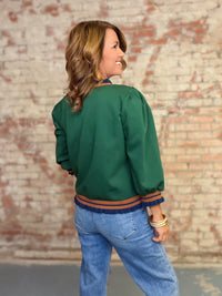 Brandy Ruffled Edge Top