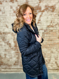 Gretchen Quilted Coat - FINAL SALE